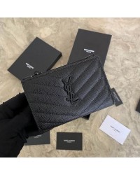 Y  wallet black  SIZE:13x9x1.5CM  08