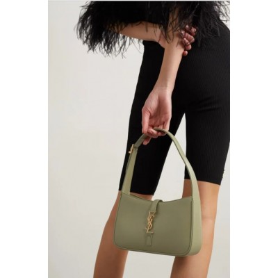 Y Leather shoulder bag Avocado Green