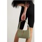 Y Leather shoulder bag Avocado Green