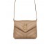 Y Loulou Toy Bag in Matelasse ‘Y’ Leather in Greyish Brown