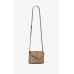 Y Loulou Toy Bag in Matelasse ‘Y’ Leather in Greyish Brown