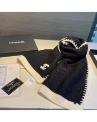 Chanel black scarf