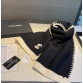Chanel black scarf