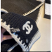 Chanel black scarf