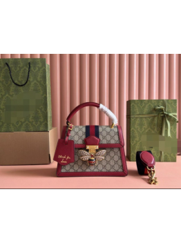 Gucci handbag with metal bee decoration