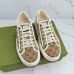 Gucci Retro Monogram Embroidered Canvas Shoes