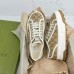 Gucci Retro Monogram Embroidered Canvas Shoes
