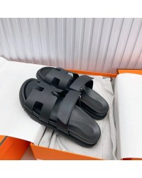 Hermès Velcro Couple Slippers