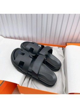 Hermès Velcro Couple Slippers
