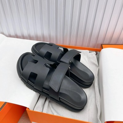 Hermès Velcro Couple Slippers