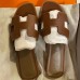 Hermès Sheepskin Slippers