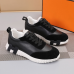 Hermès Black Leather Sneakers