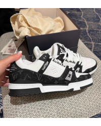 Louis Vuitton Black Denim Shoe