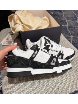 Louis Vuitton Black Denim Shoe
