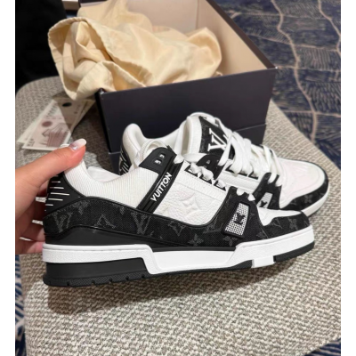 Louis Vuitton Black Denim Shoe