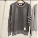 THOM BROWNE crew neck knit sweater