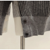 THOM BROWNE crew neck knit sweater